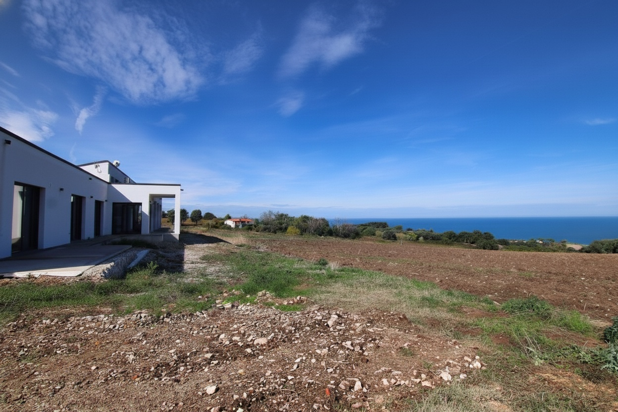 Petacciato, Molise, The White Monolith on the Adriatic Coast – V003253