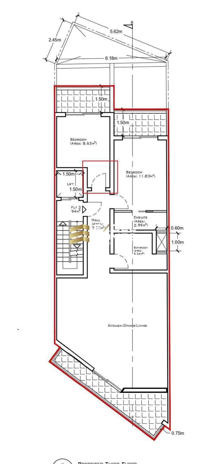 2 bedroom Maisonette in Qormi, Malta – 68244