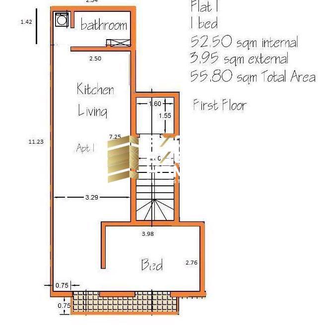 1 bedroom Apartment in Birkirkara, Malta – 68234
