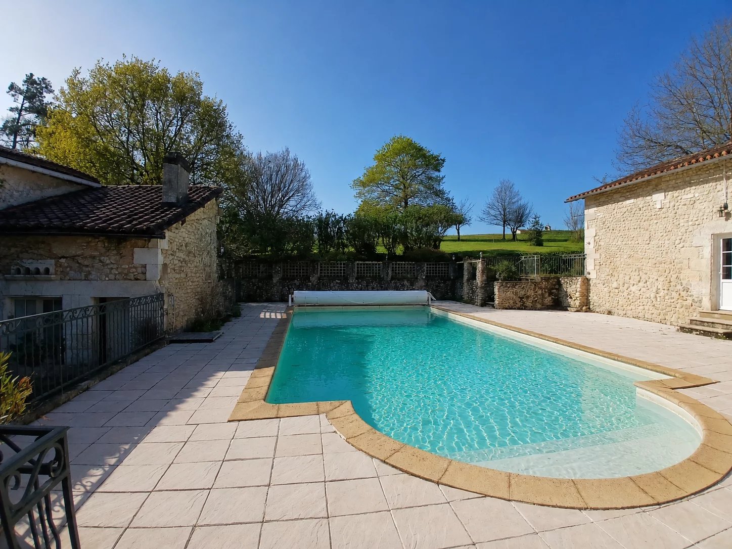 Grand manor house estate with guest houses, swimming pool and fabulous views, Poitou-Charentes – France – BVI85800