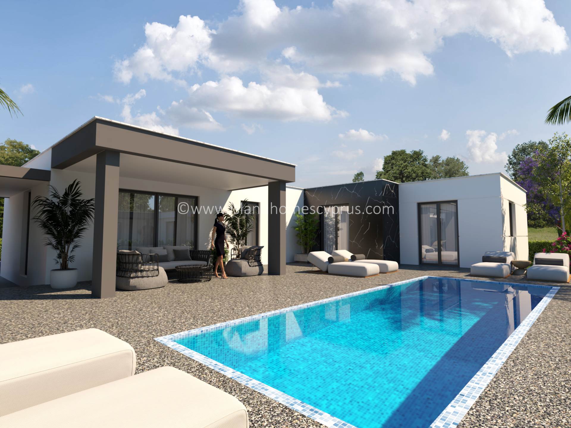 3 bedroom Bungalow in Xylofagou, Larnaca, Cyprus – OcX110dp