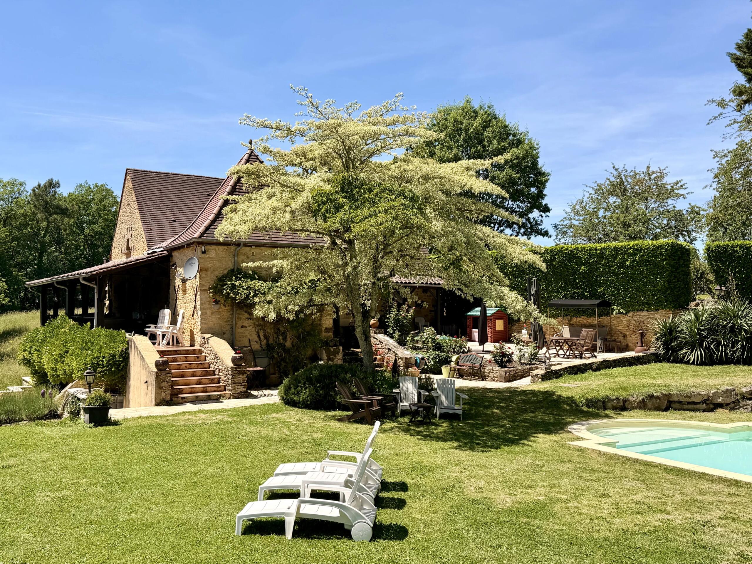 Charming Périgourdine Property with guest house, pool and forest views, Aquitaine – France – BVI82177