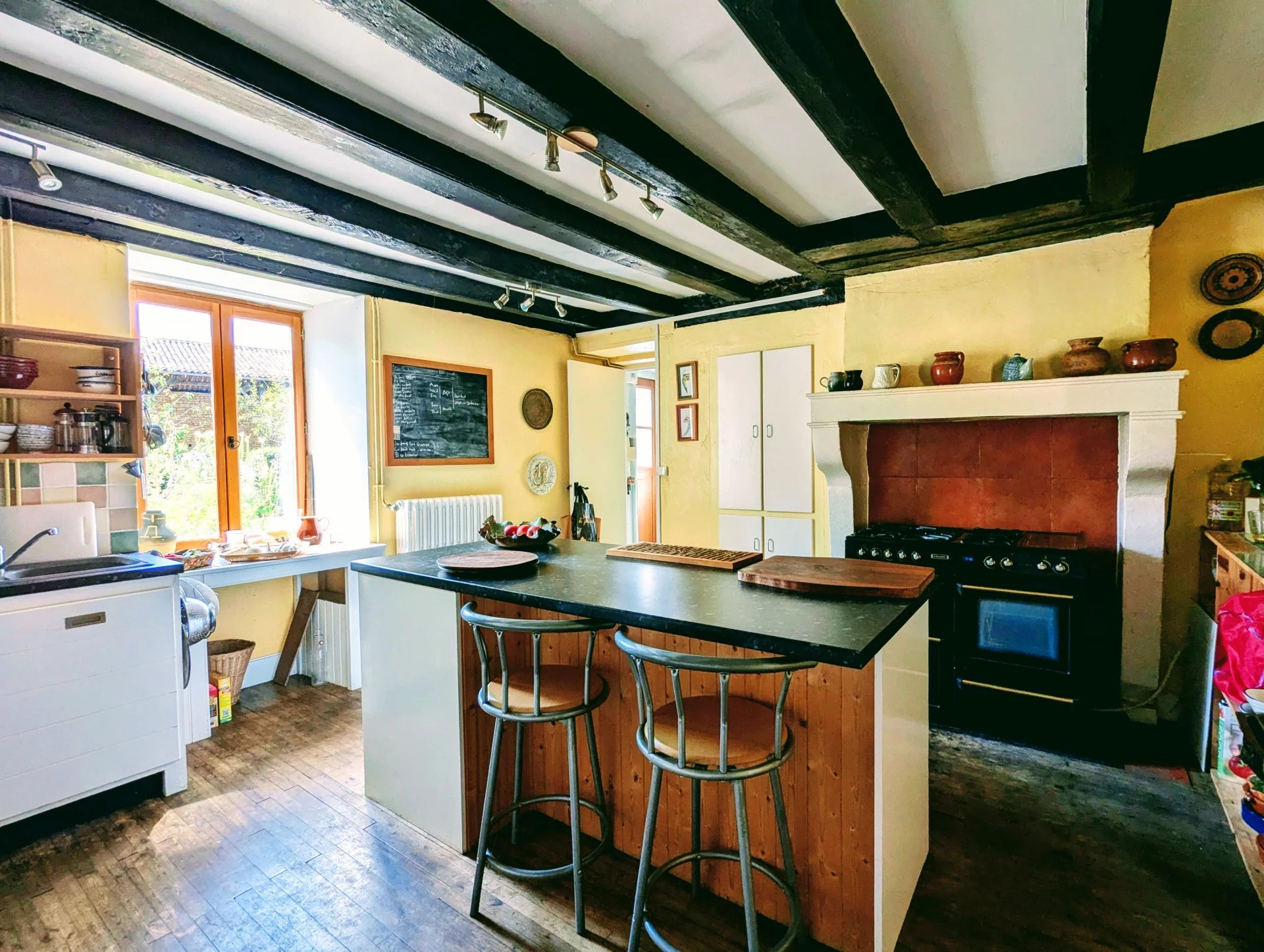 Main house, guest house, outbuildings and pretty garden, Poitou-Charentes – France – BVI69695