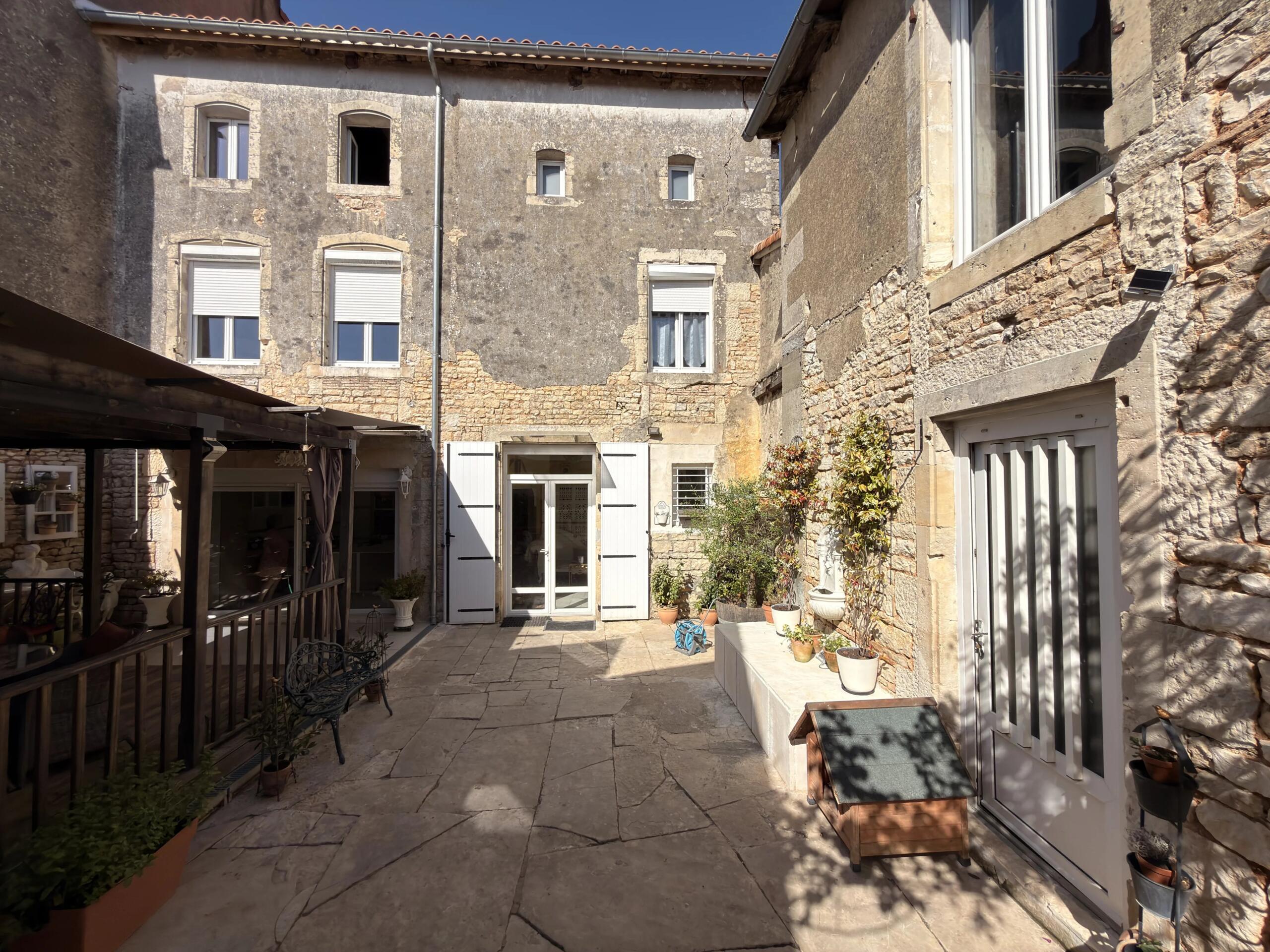 Beautifully Renovated Town Property with Guest Accommodation Potential, Barn and Separate Land, Poitou-Charentes – France – BVI85874