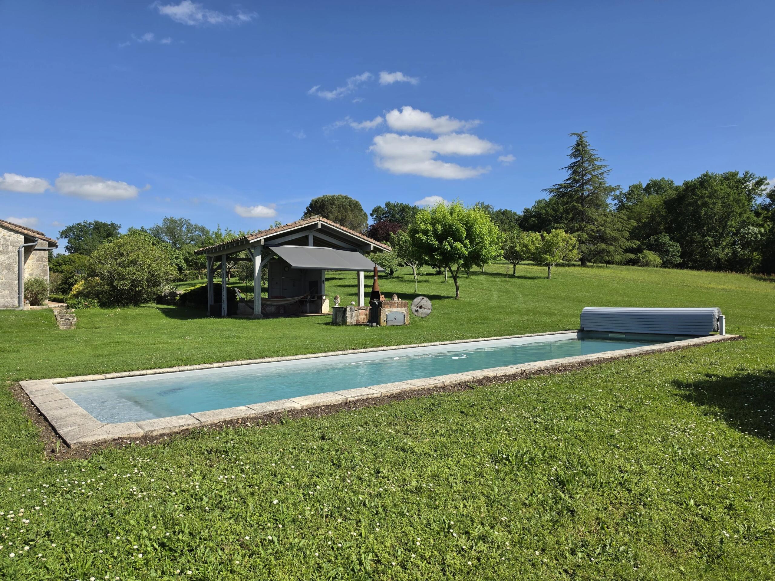 Renovated Stone Property with Pool, Outbuildings, Woodland and Pond – Between Agen and Nérac,  SW France, Aquitaine – France – BVI74518