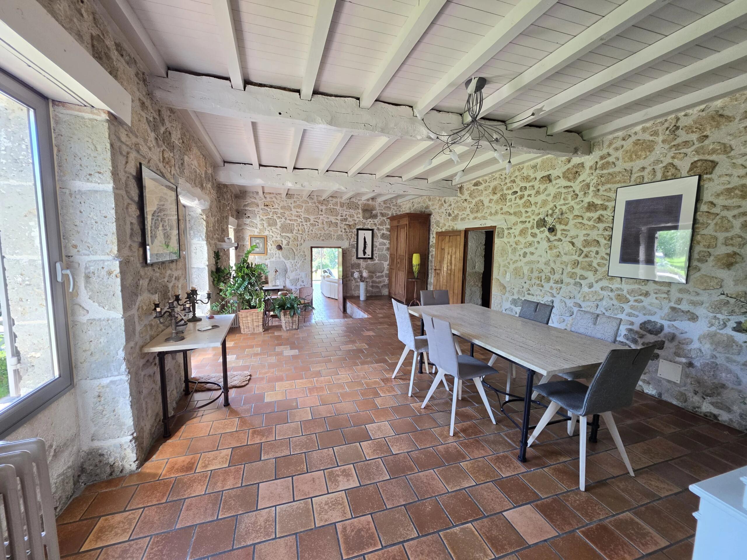 Renovated Stone Property with Pool, Outbuildings, Woodland and Pond – Between Agen and Nérac,  SW France, Aquitaine – France – BVI74518
