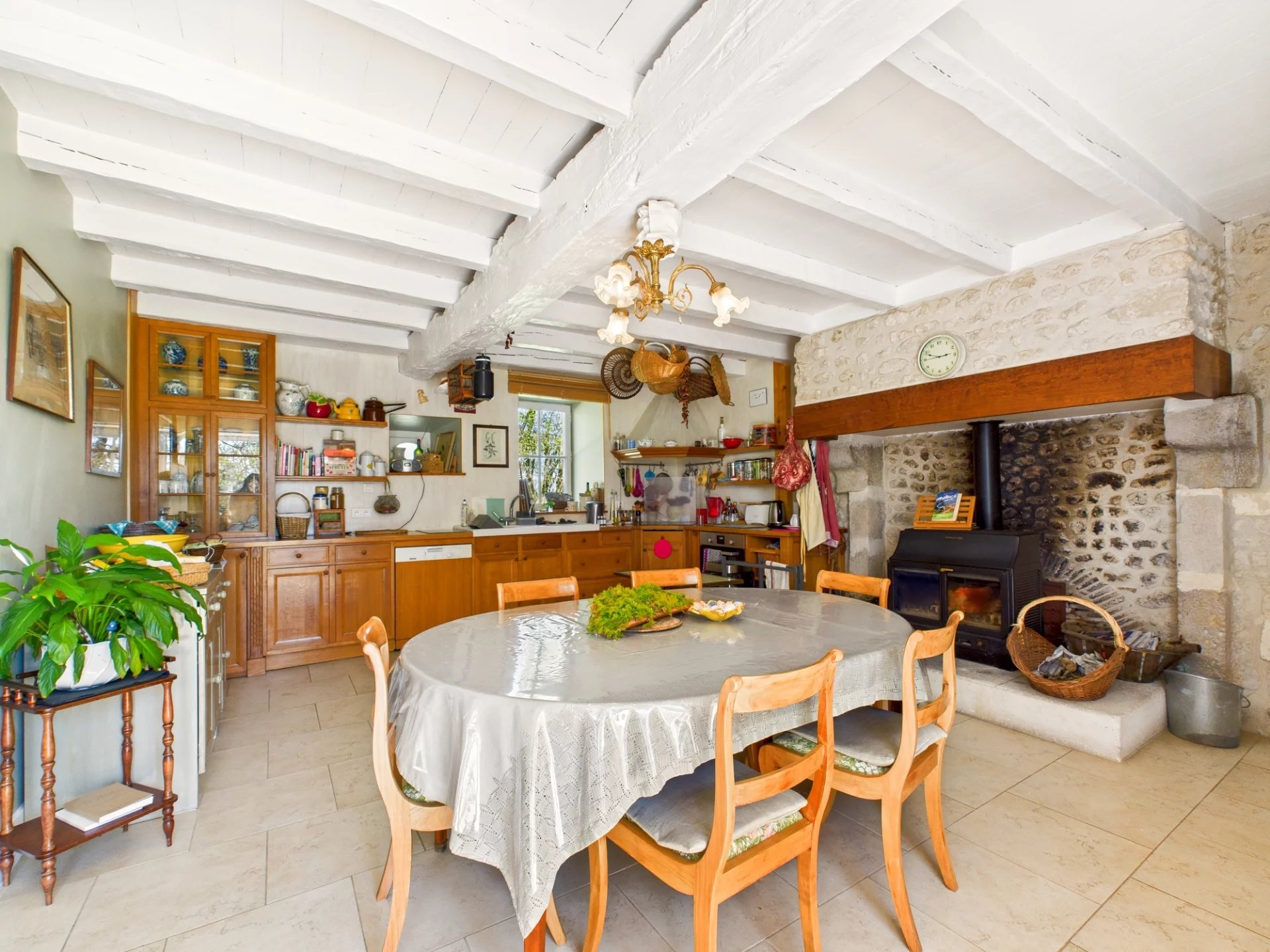 Charming 3 Bedroom Stone House with Modern Amenities near Chalais, Poitou-Charentes – France – BVI79997