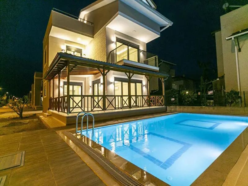 Three bedroom Detached Villas with large private gardens and pools in Belek – TC1995
