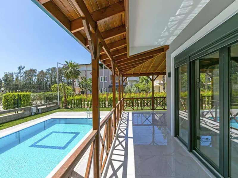 Three bedroom Detached Villas with large private gardens and pools in Belek – TC1995