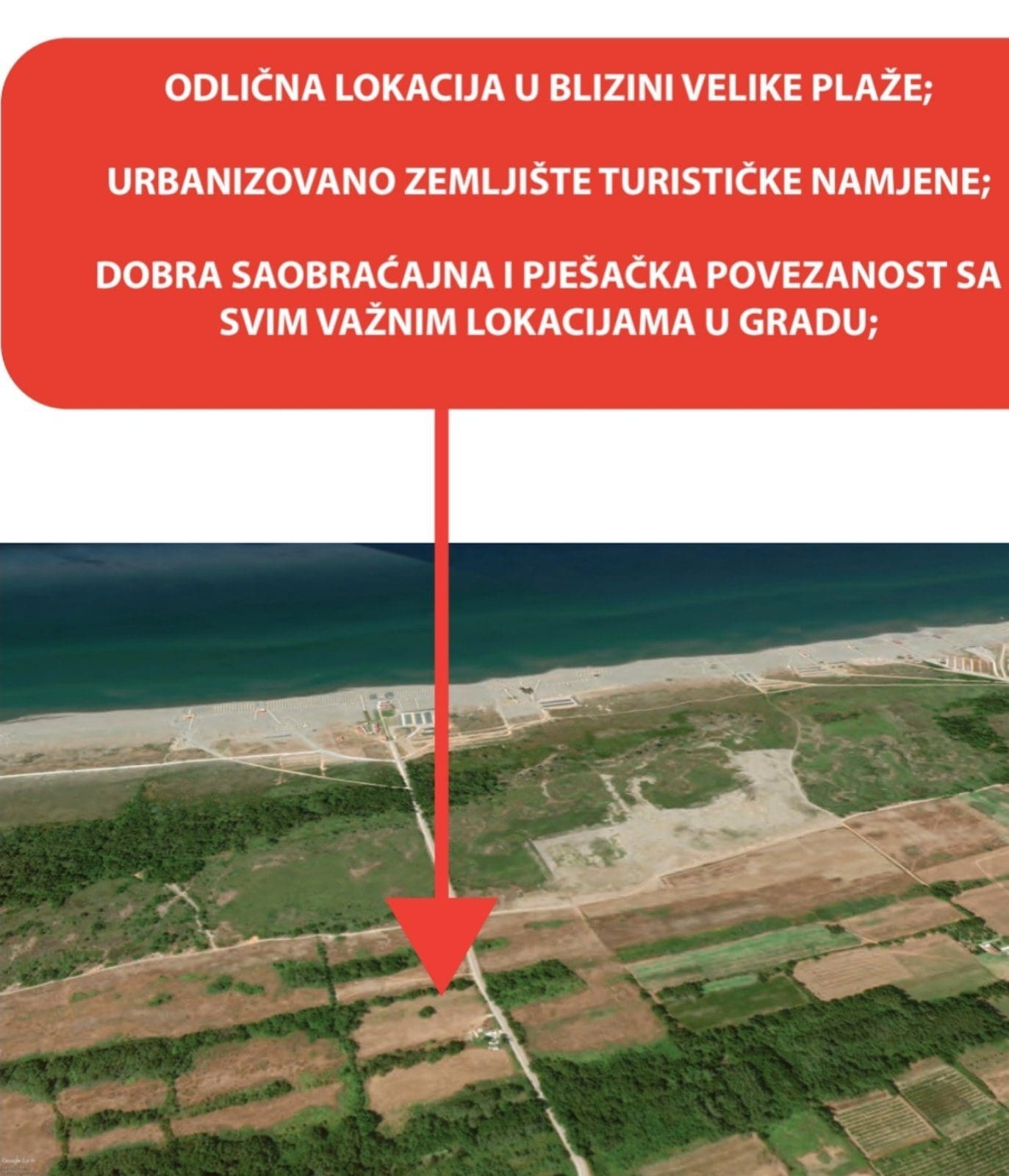 Land Plot in Ulcinj, Ulcinj Municipality, Montenegro – MREV1