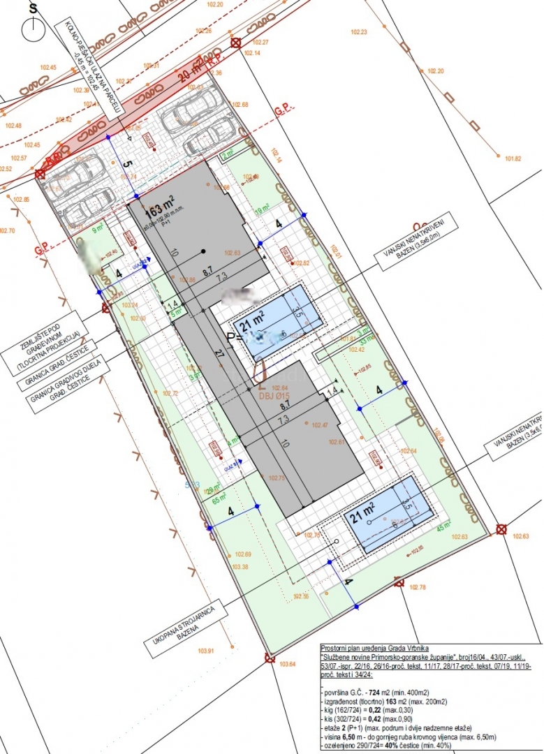 plot in Vrbnik, Croatia – 103676