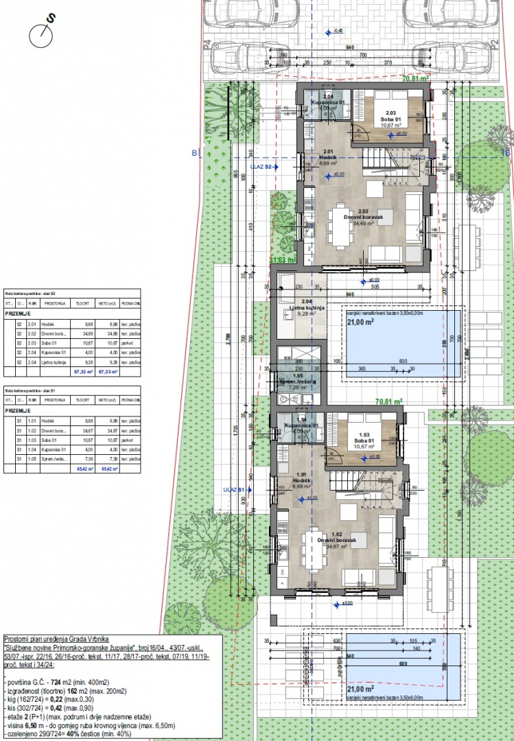 plot in Vrbnik, Croatia – 103676