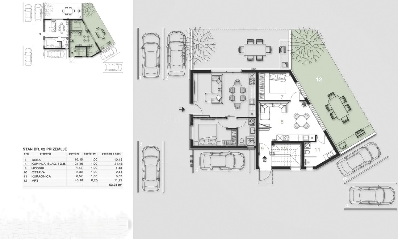 1 bedroom apartment in Omišalj, Croatia – 103670