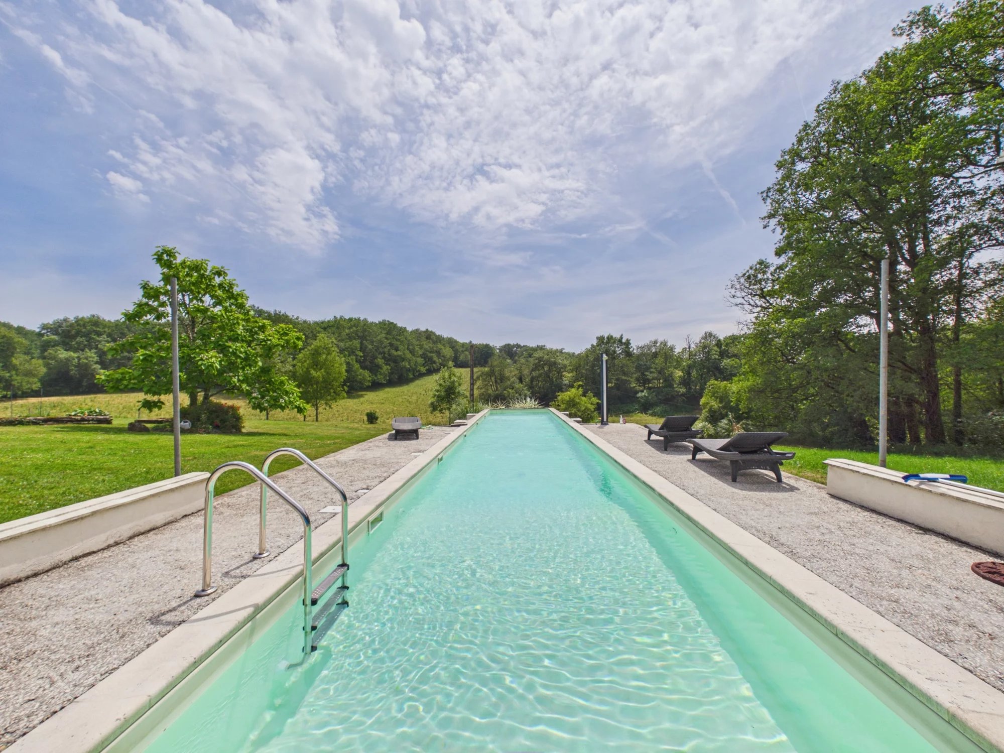 A Peaceful Stone Retreat in Nature with Spectacular Pool and No Neighbours, Poitou-Charentes – France – BVI83362
