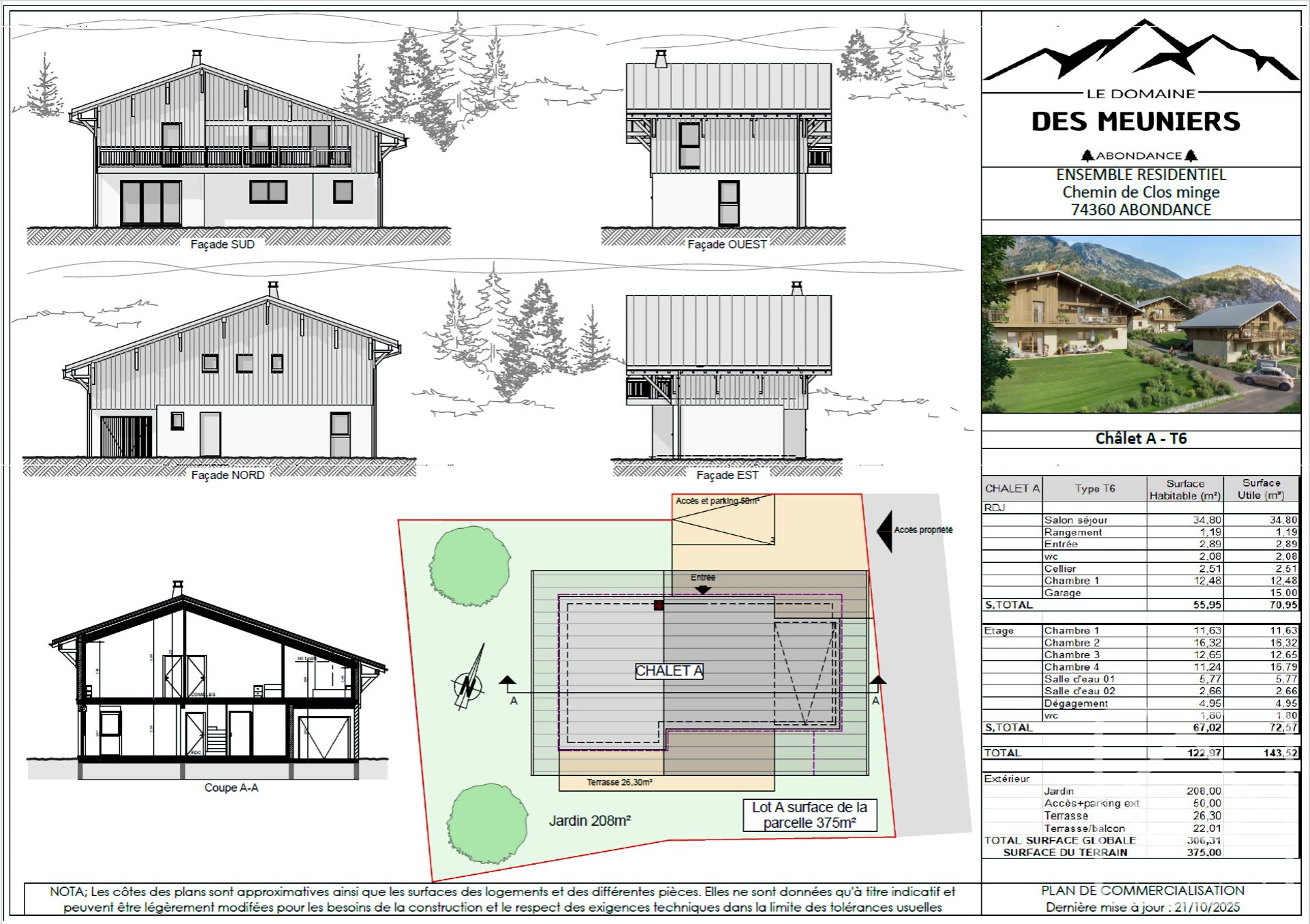 An Opportunity To Purchase One Of Four Brand New Chalets In The Sunny, Quiet Hamlet Of Richebourg. – MEUNIERSA