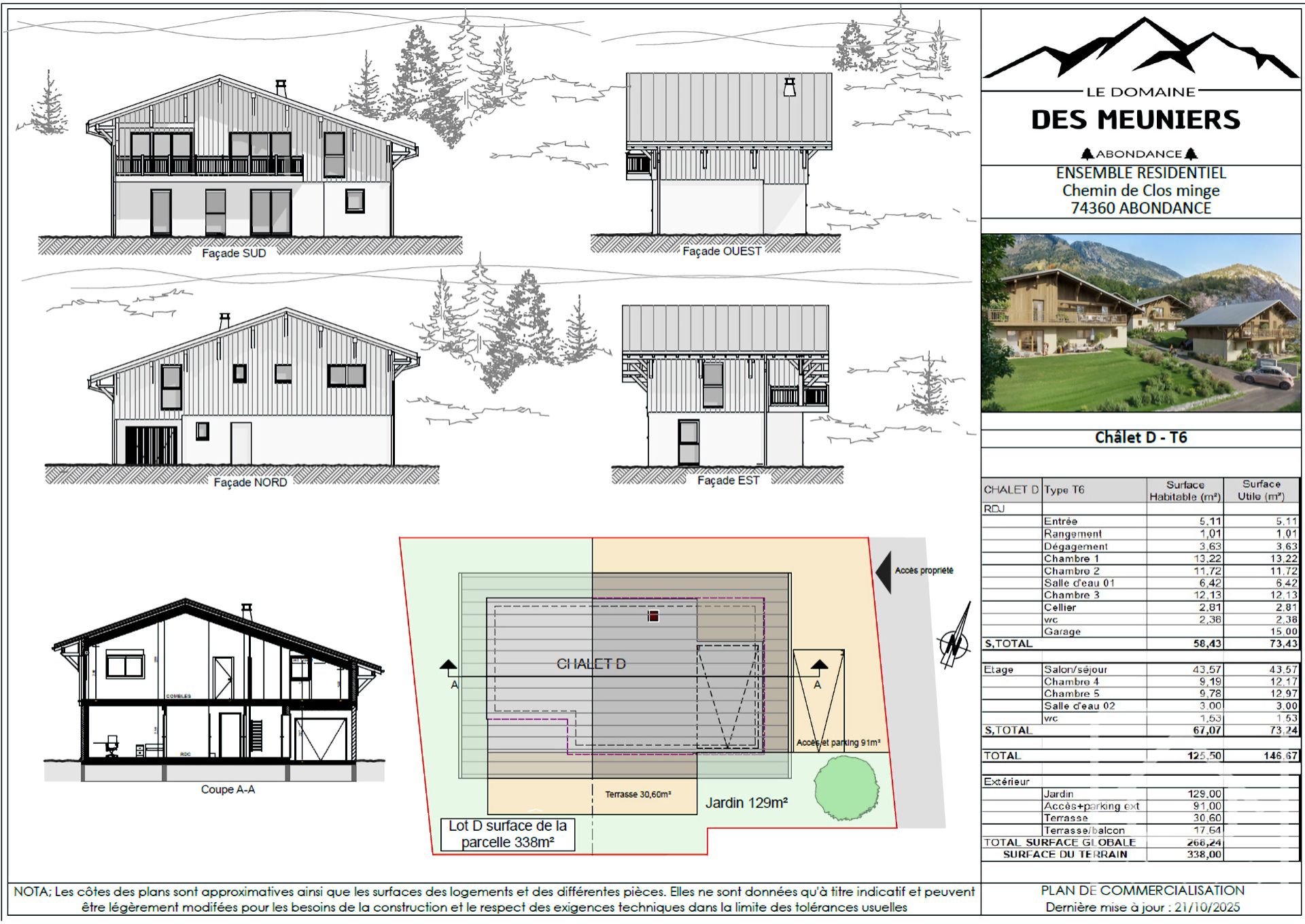 In The Sunny, Quiet Hamlet Of Richebourg. A New 5 Bedroom Chalet. – MEUNIERSD
