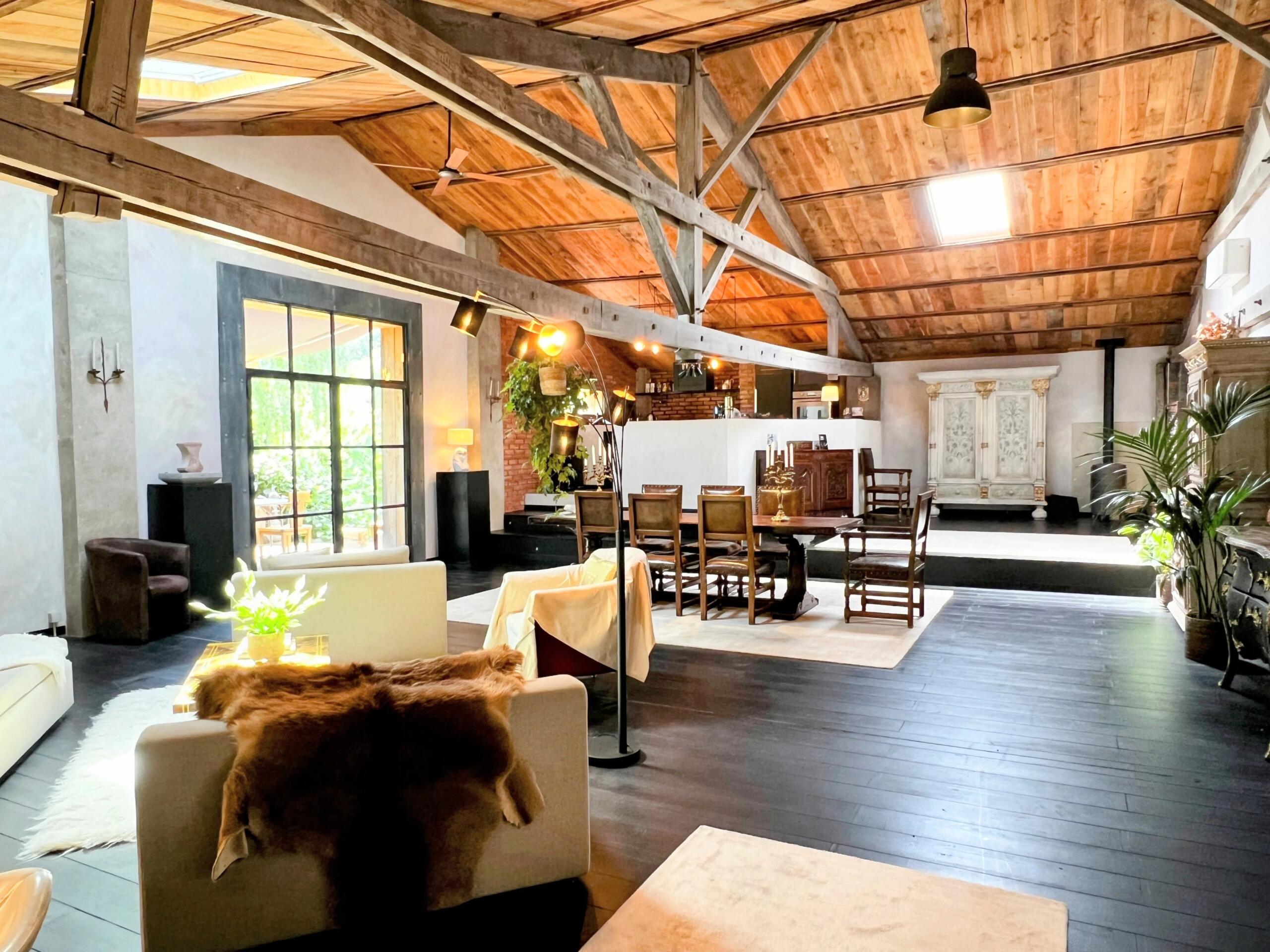 A Former Dairy Reimagined as a Remarkable Home and Unique Creative Space, Aquitaine – France – BVI85887