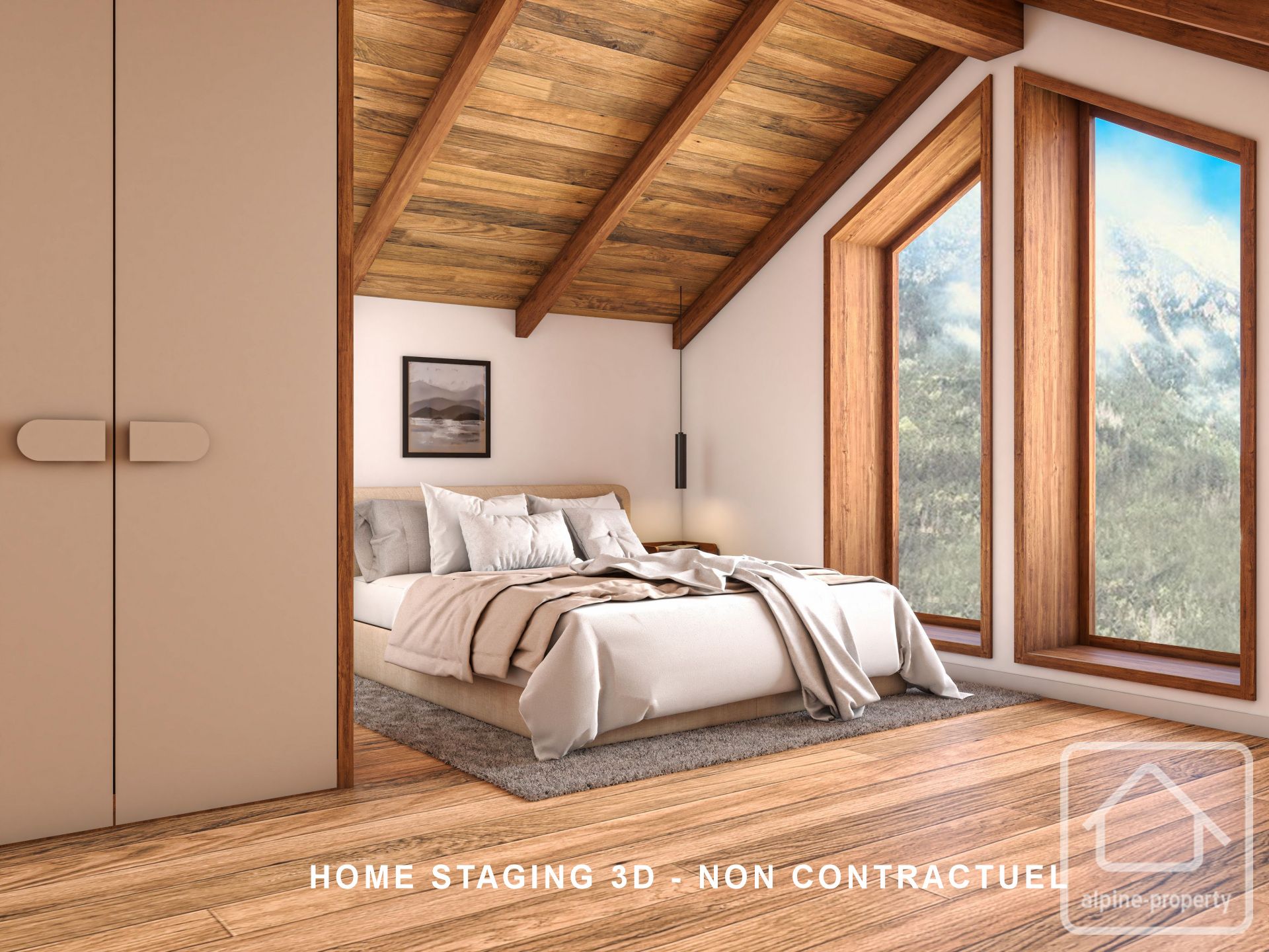 3 Bedroom Loft Apartment With Mont Blanc Views, Close To Chamonix Centre, Storage & Private Parking – CIELB