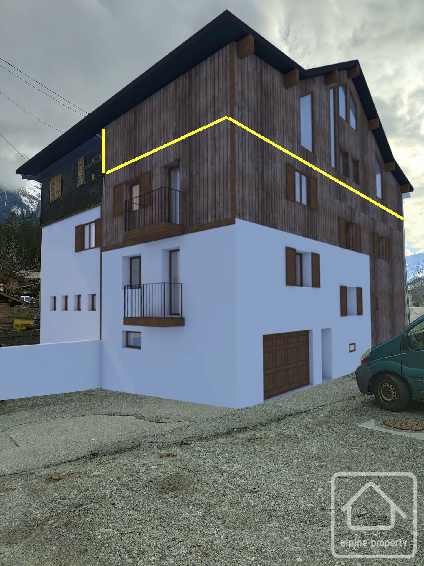 3 Bedroom Loft Apartment With Mont Blanc Views, Close To Chamonix Centre, Storage & Private Parking – CIELB
