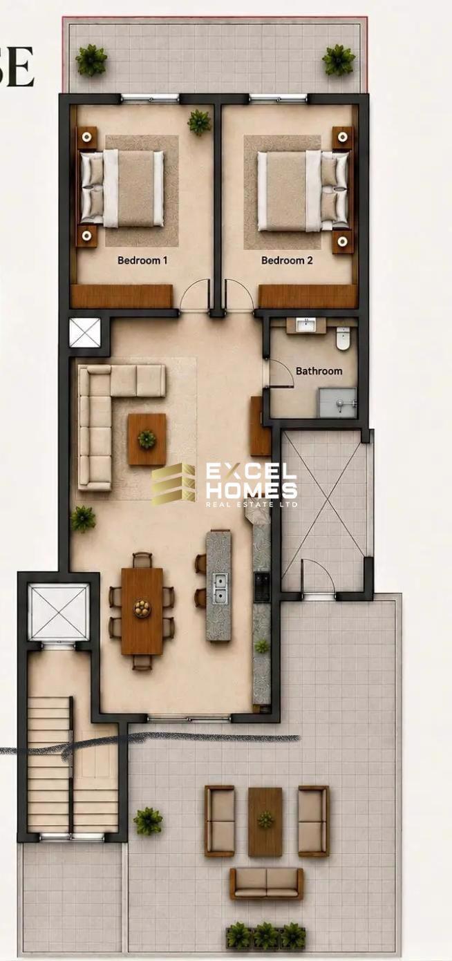 2 bedroom Penthouse in Marsascala, Malta – 68700