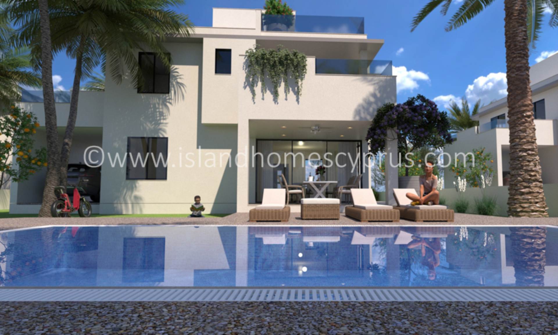 3 bedroom Villa in Protaras, Famagusta, Cyprus – AeR104dp