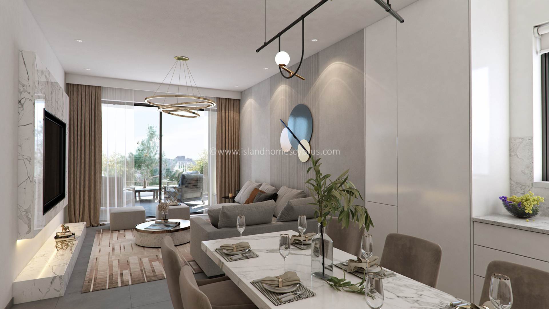 3 bedroom Apartment in Deryneia, Famagusta, Cyprus – IrD104dp