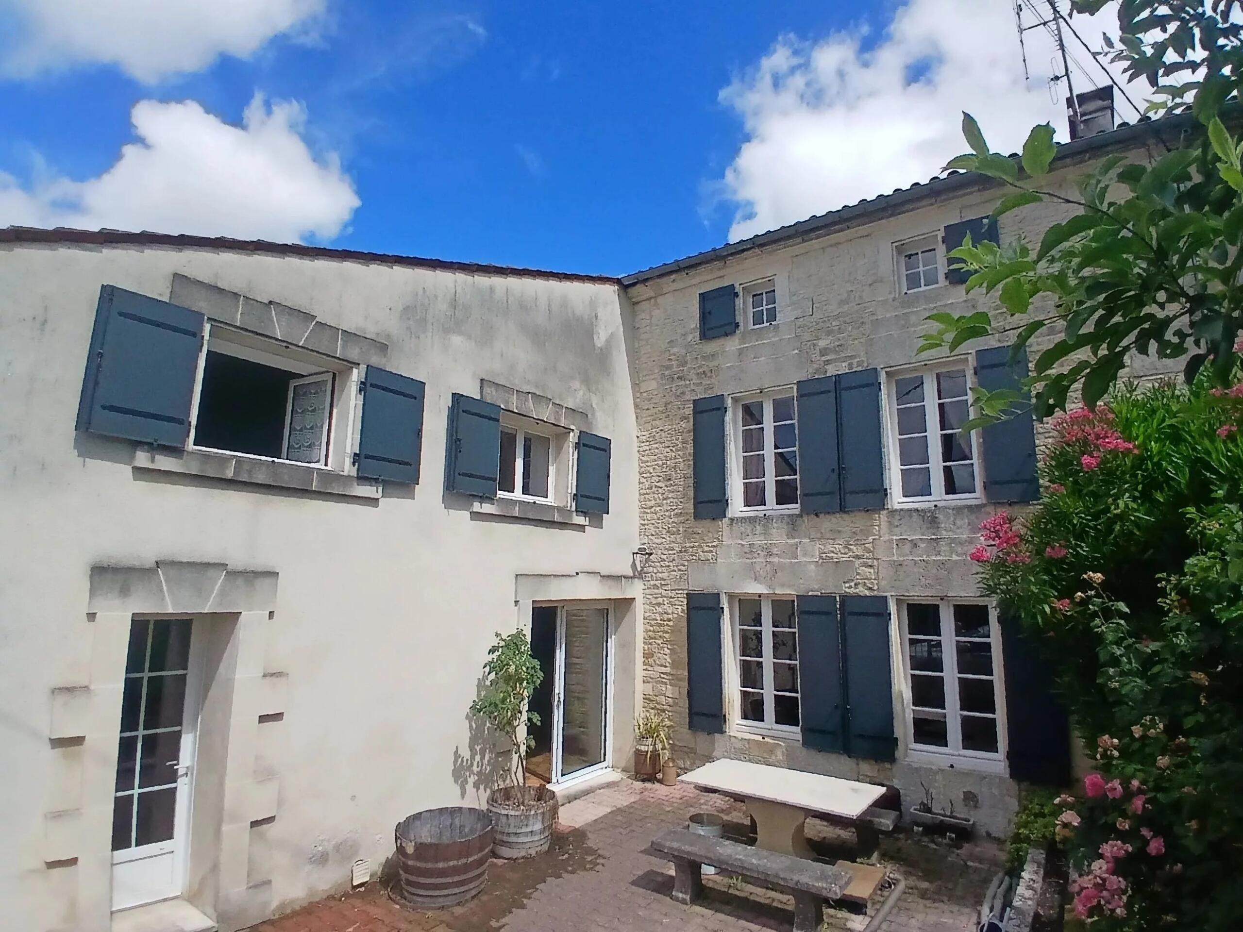 Pretty stone 5-bed village house with outbuilding, Poitou-Charentes – France – BVI84091
