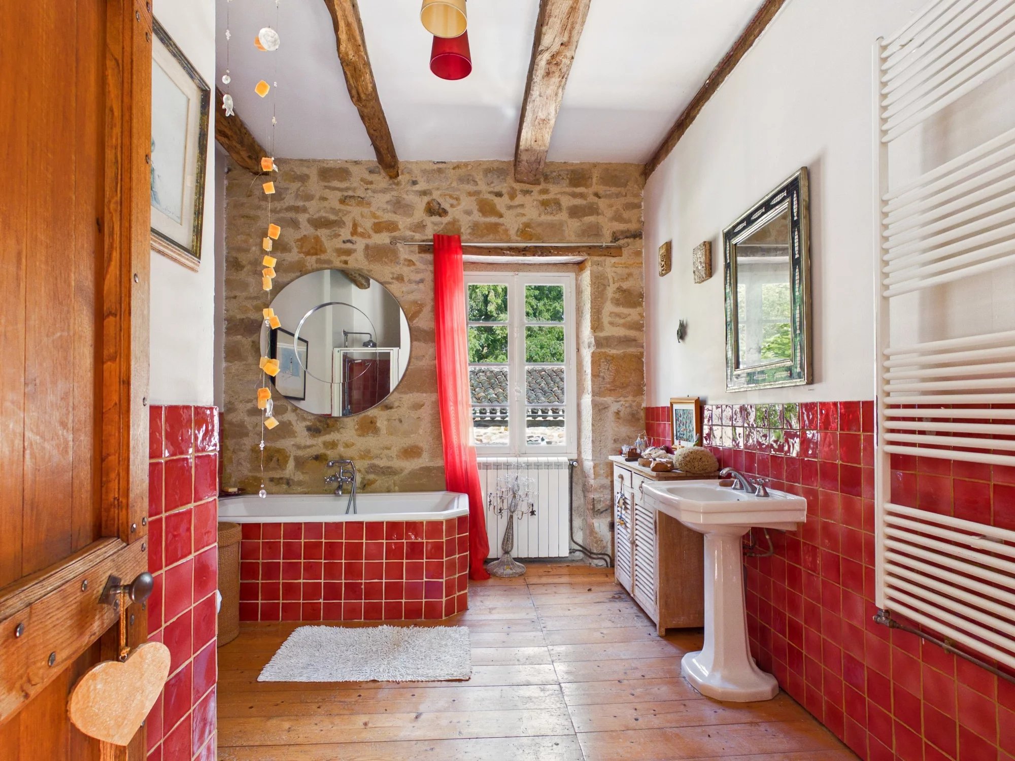 Stunning Restored Quercy Schoolhouse close to Najac, with Spacious Gîte and Pool, Midi-Pyrénées – France – BVI68989
