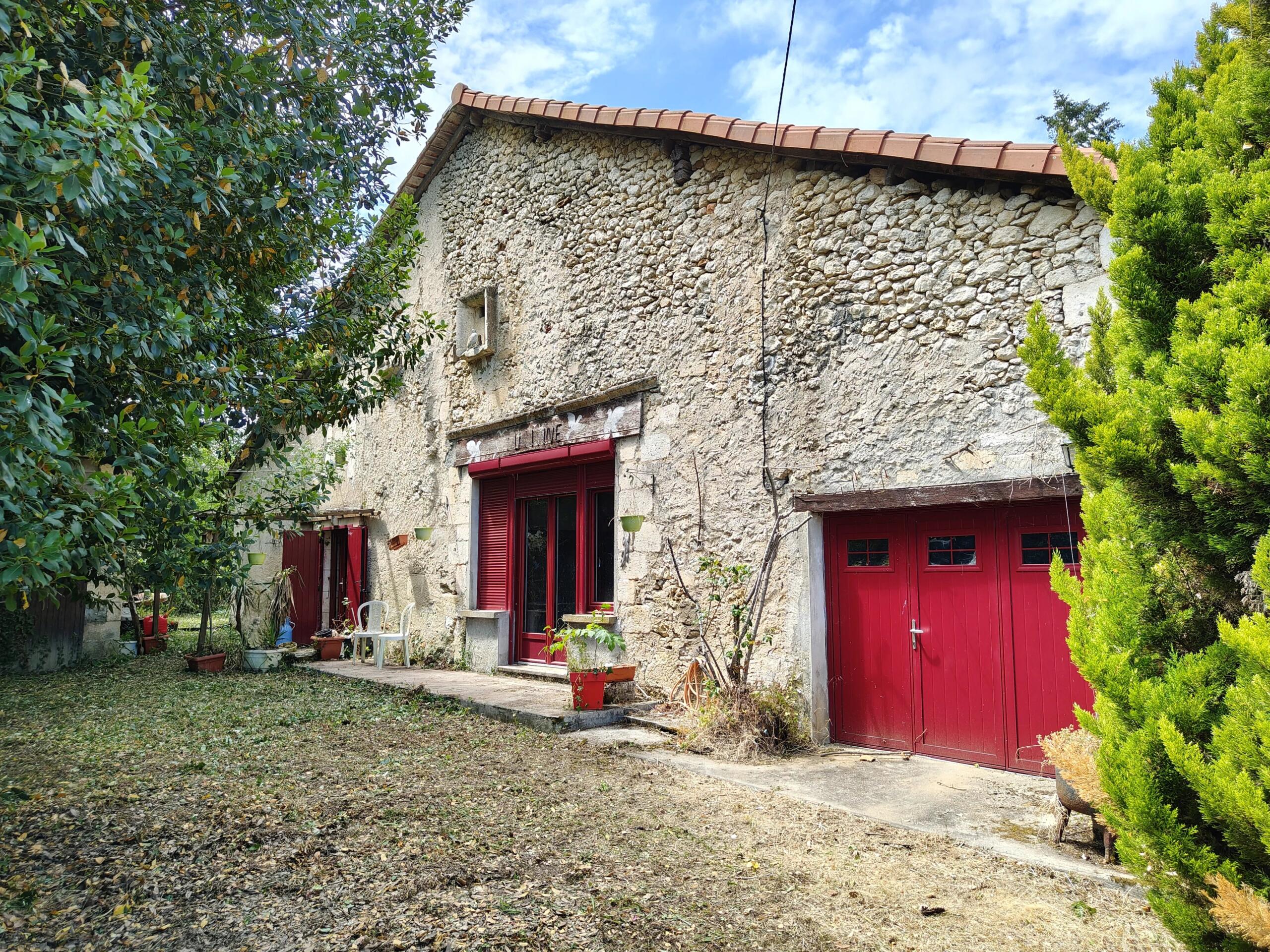Charming Stone Property to Renovate with Countryside Views, Aquitaine – France – BVI85131