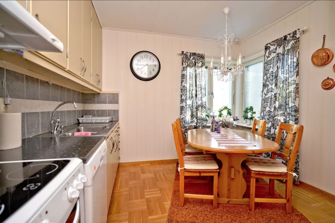Furnished 3 Bedroom Scandinavian Home in Northern Sweden