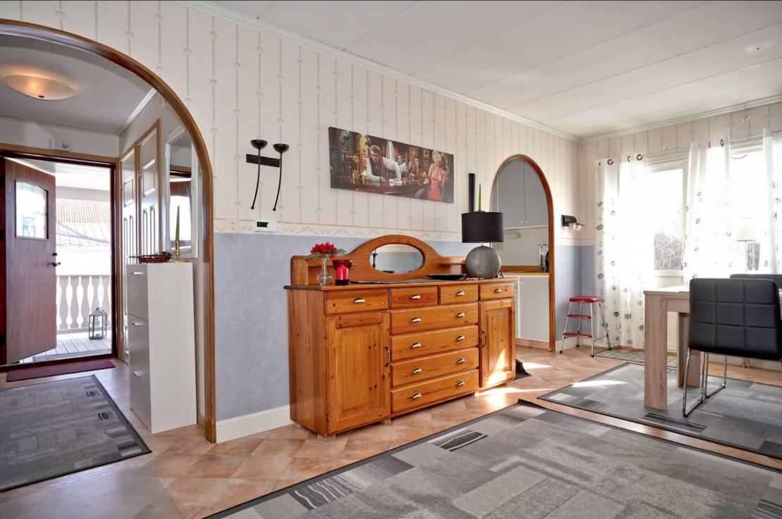 Tranquil Swedish Lifestyle Home with Sauna – Fully furnished – Morjärv- Norrbotten County – €41,000