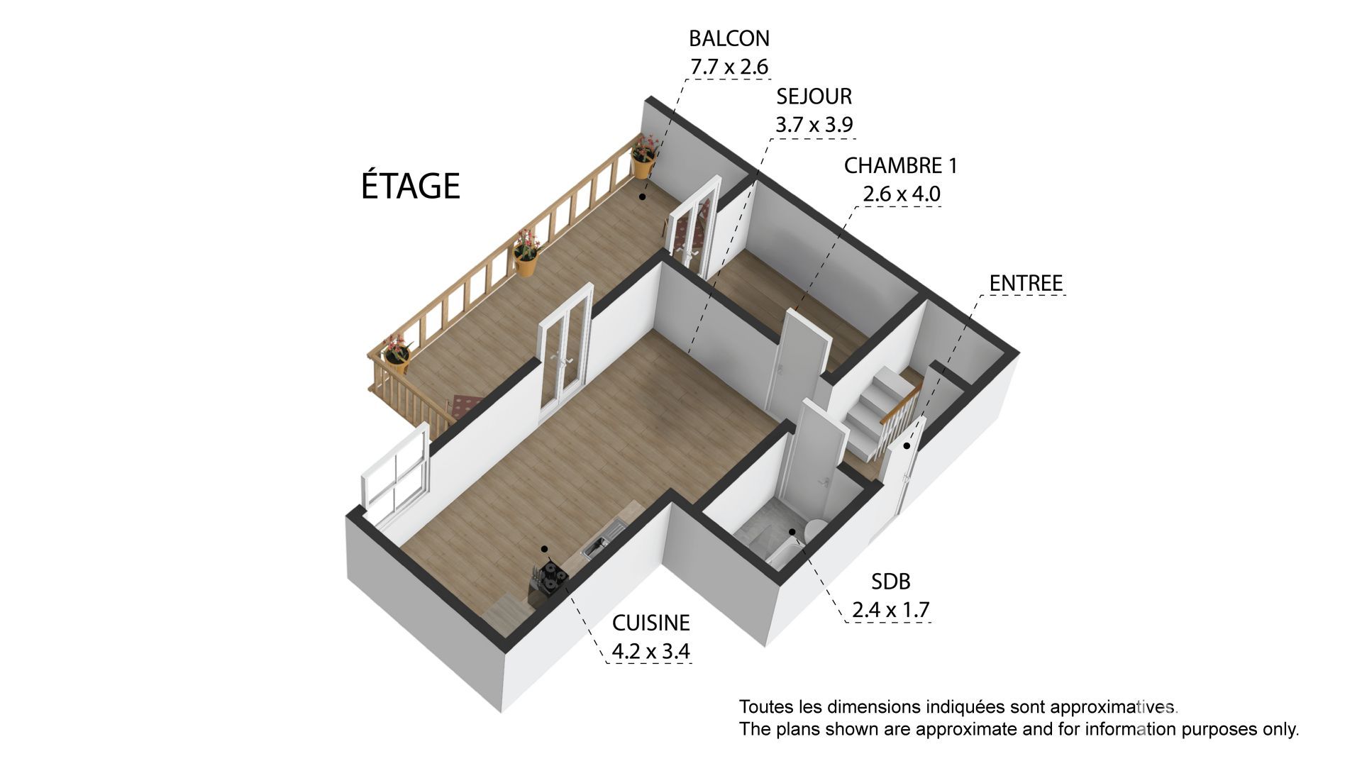 A Brand-new High-quality 4 Bedroom, 2 Bathroom Duplex Apartment With Parking And Cave. – APTCLOSFLORINE303