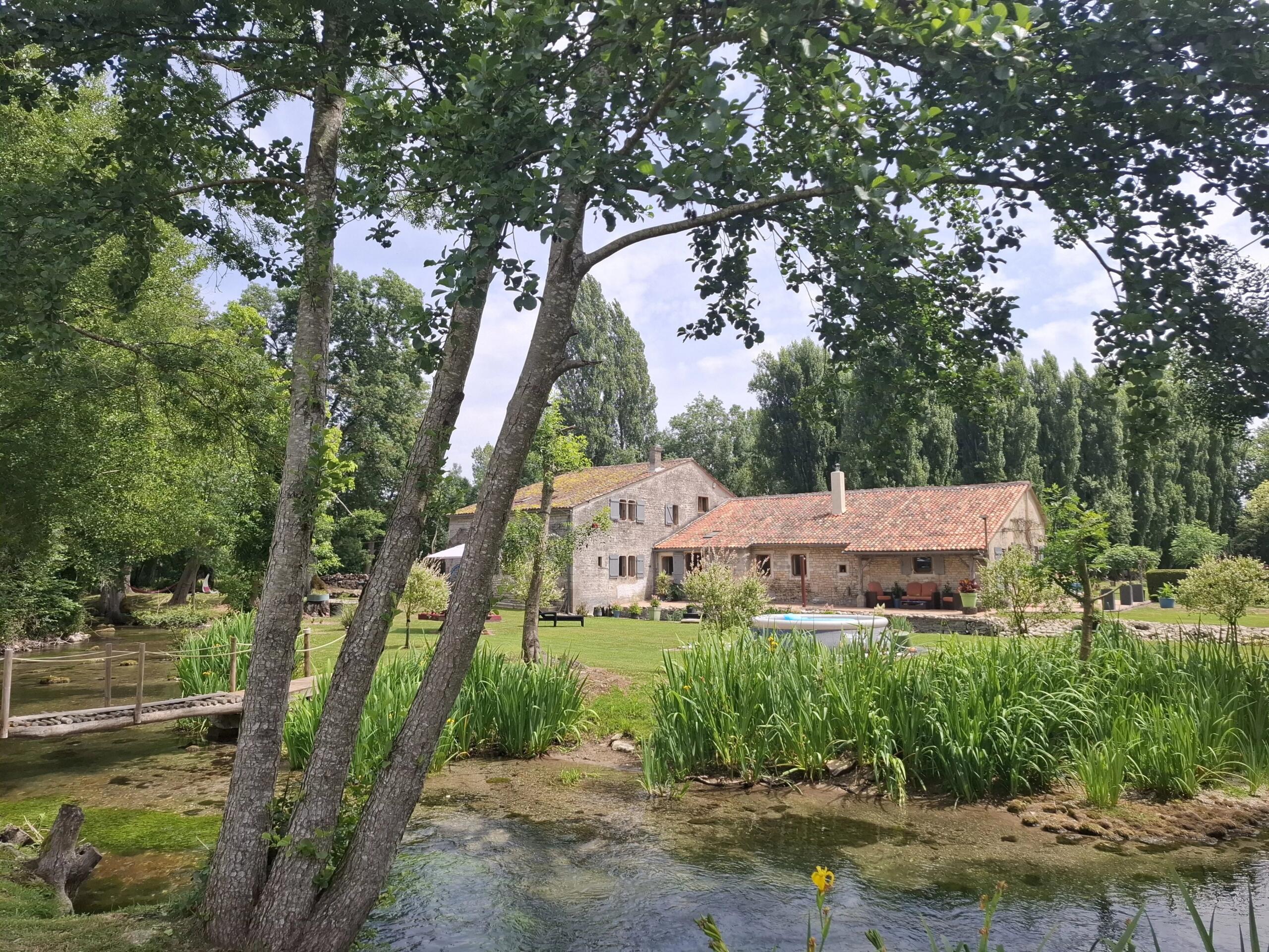 Perfectly presented riverside guest house, with character mill, in stunning location close to town, Poitou-Charentes – France – BVI85916