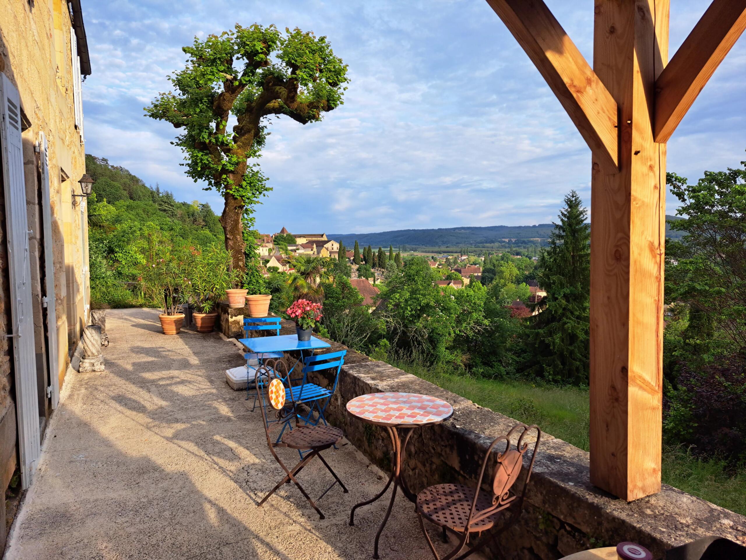 Charming stone house with panoramic views over the Dordogne Valley, south of Sarlat, Aquitaine – France – BVI83863