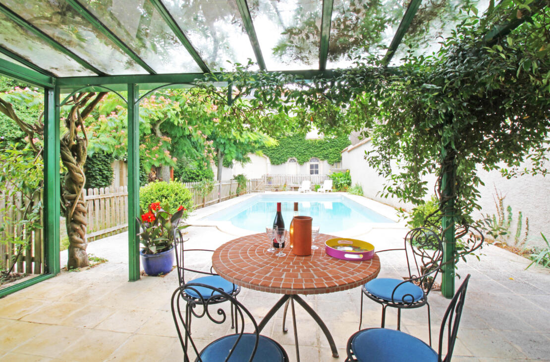 Beautiful chateau for sale with a pool, modern comforts and original historic features