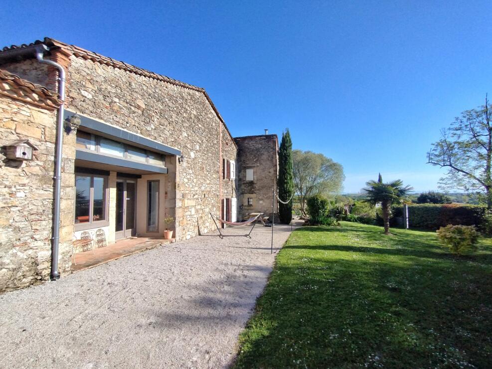 Your dream French property in a charming setting, Pyrenean views, gîte, pool and garden 15 mins from Lavaur