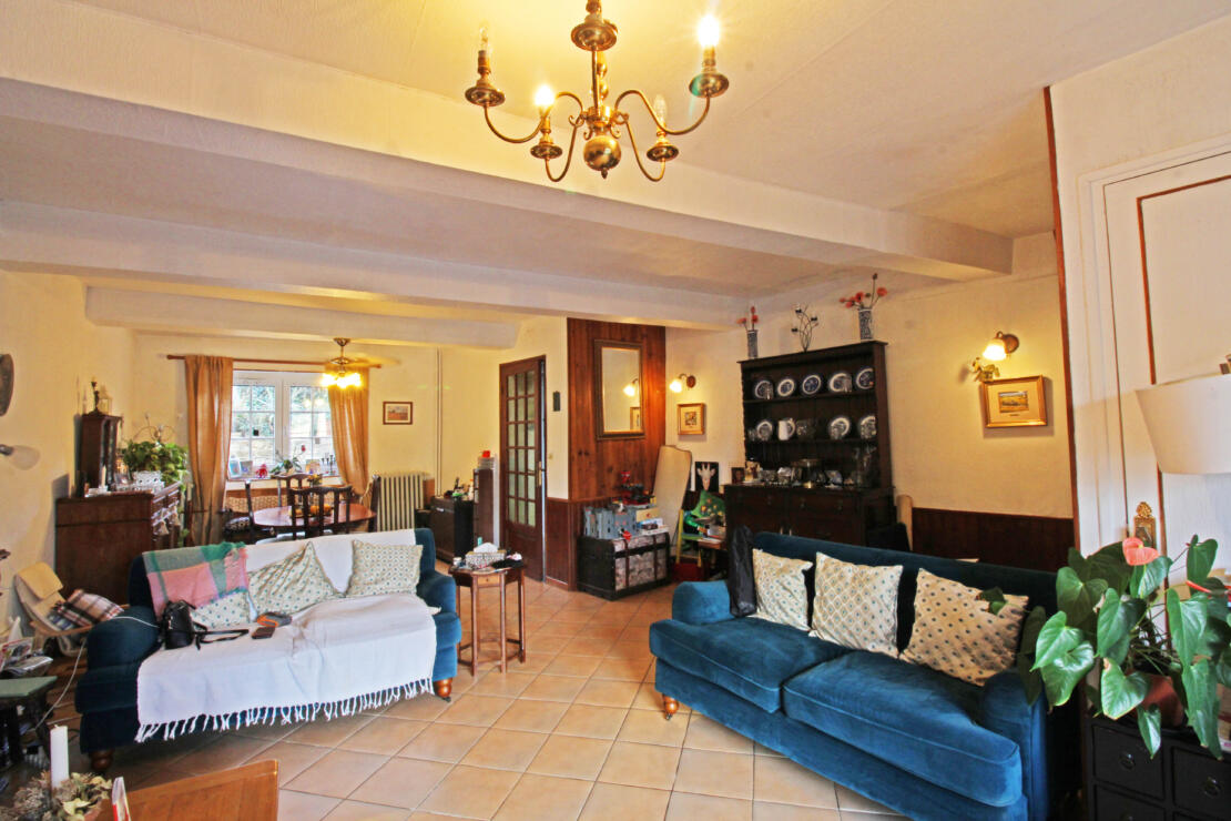 Charming, comfortable, stone village house with front garden and spacious rear terrace near Castelnaudary