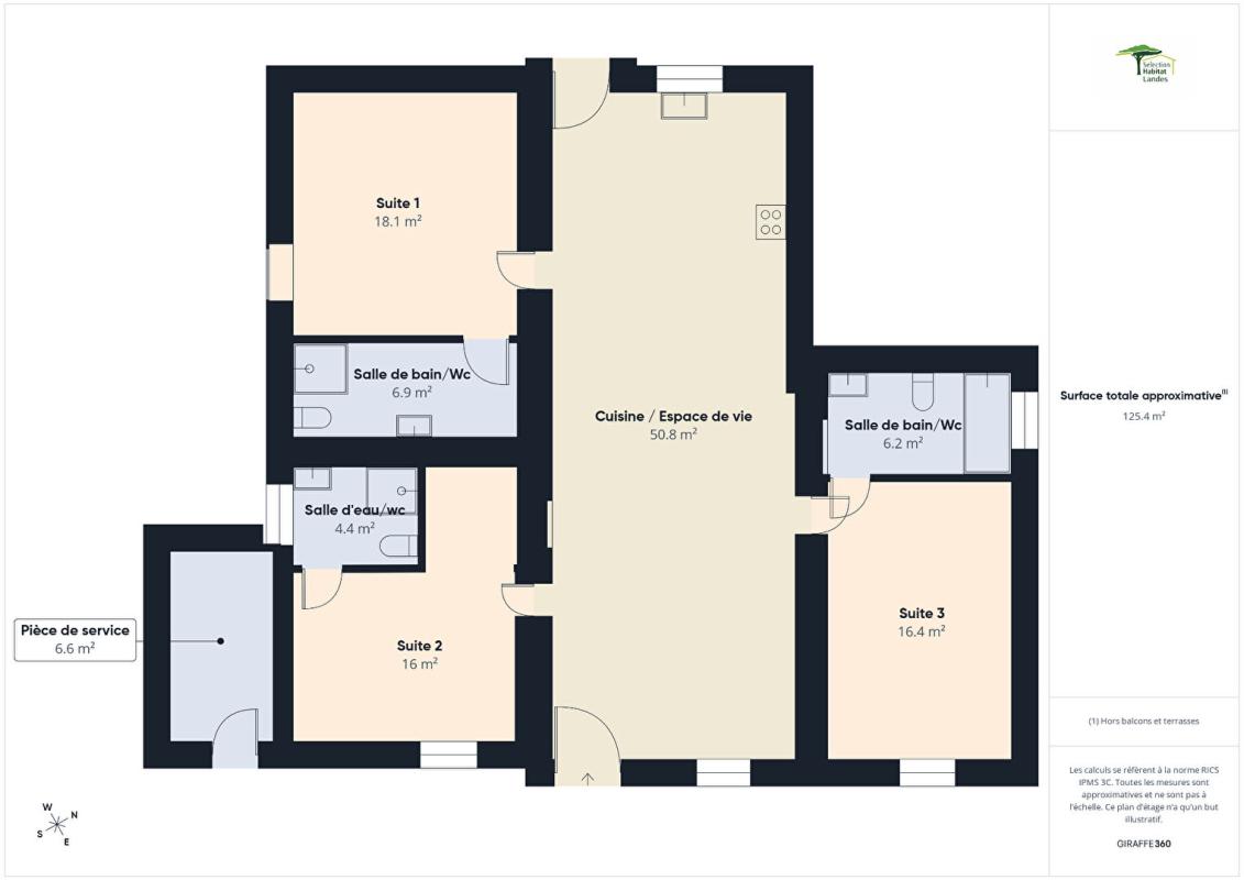 3 bedroom maison in Sainte Colombe, Landes, France