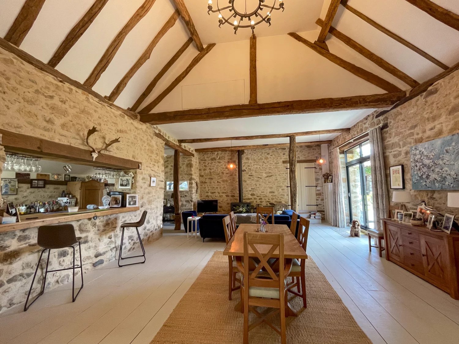 Two stone interconnected houses with lovely pool and outbuildings, Aquitaine – France – BVI86086