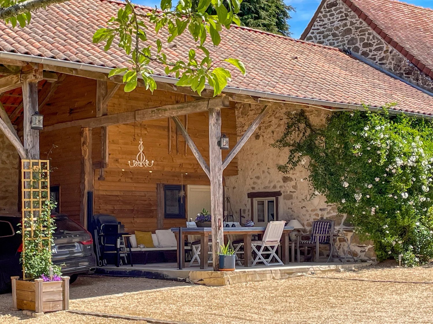 Two stone interconnected houses with lovely pool and outbuildings, Aquitaine – France – BVI86086
