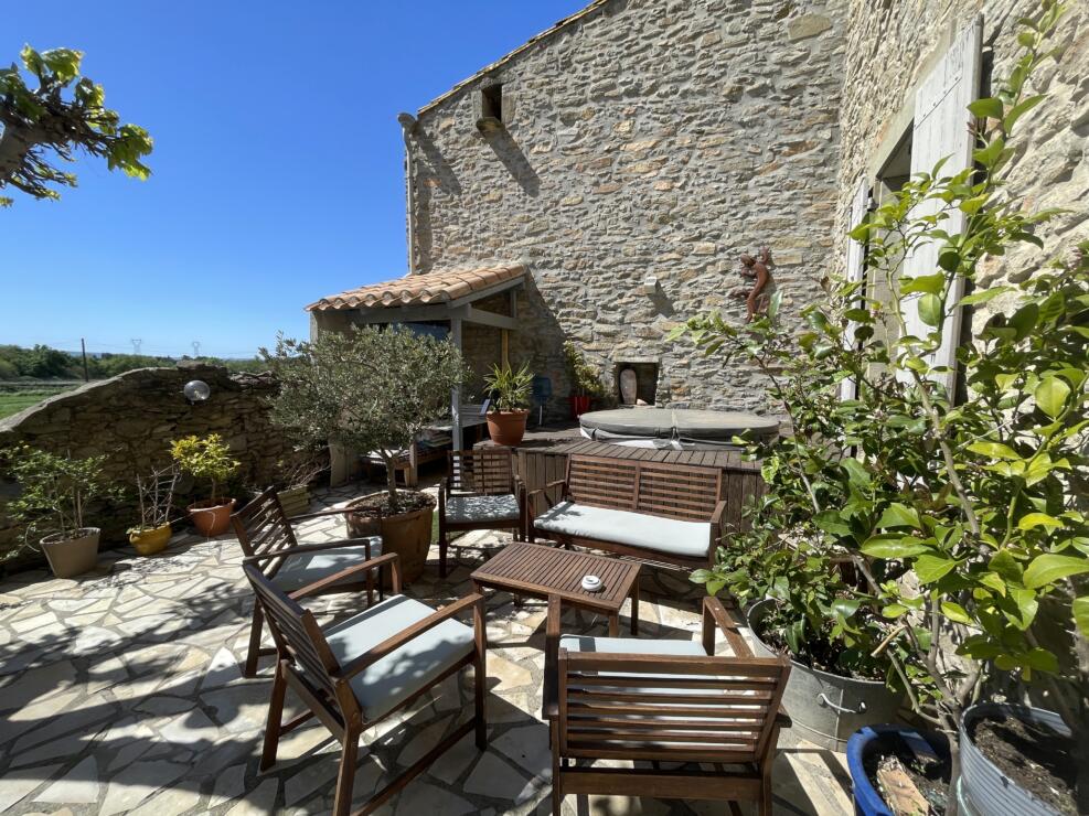Saint Frichoux – Spacious village property with countryside views.