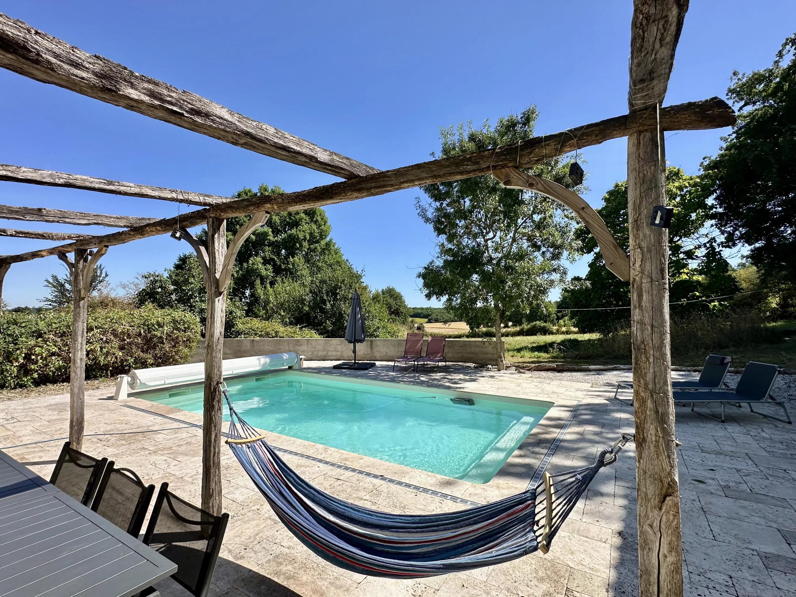 A peaceful haven surrounded by nature – Heated pool, privacy and beautiful countryside views, Poitou-Charentes – France – BVI86052