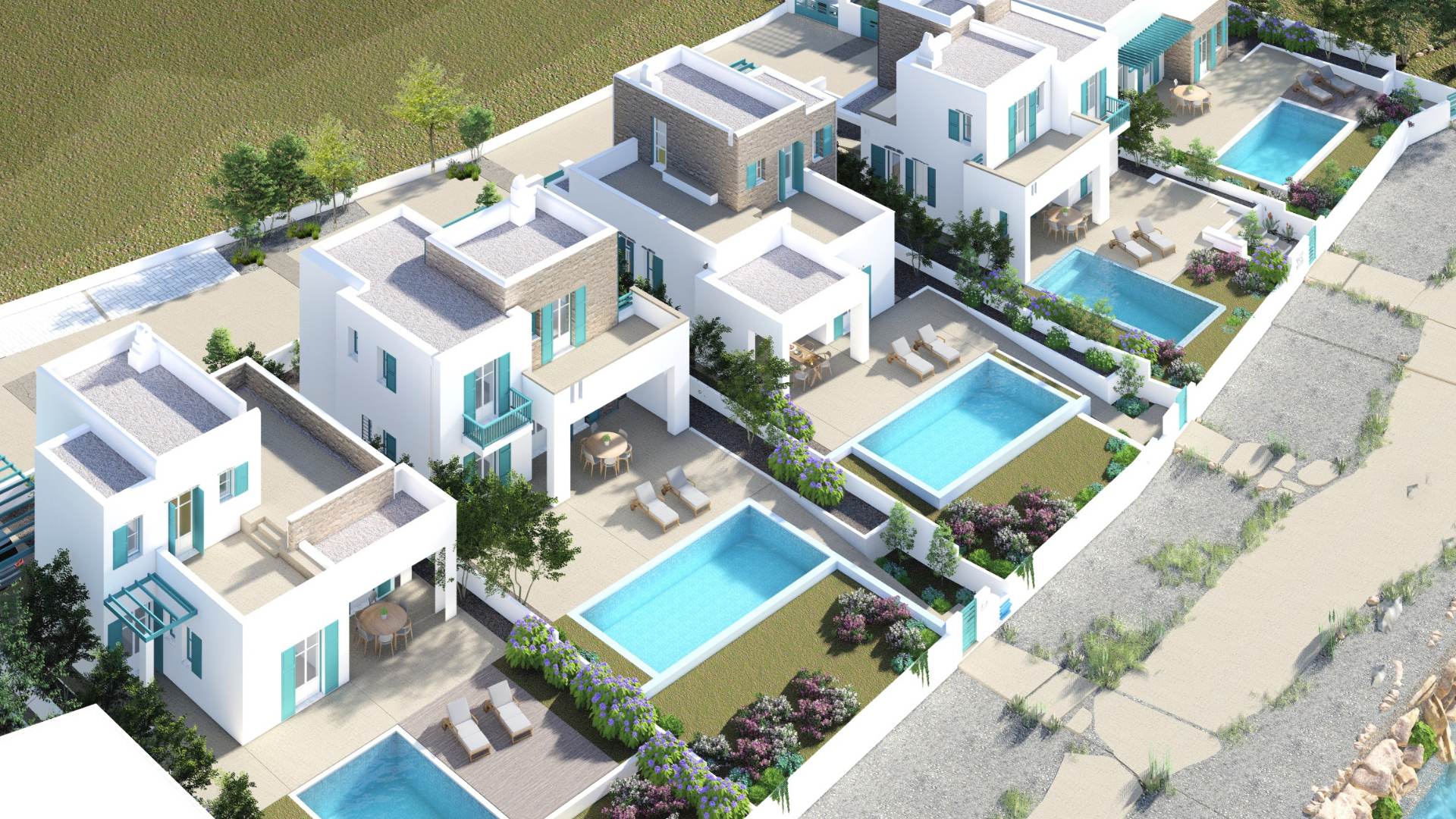 3 bedroom Villas / Houses in Paros, Greece – V-GCV-03