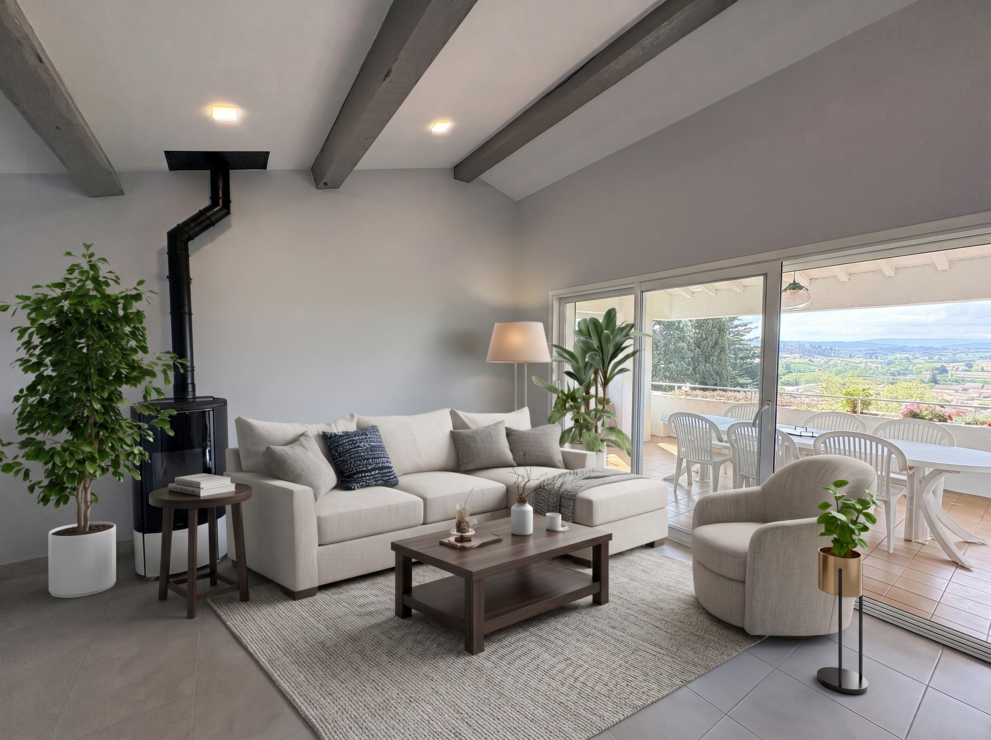 Modern Architect Villa with Mediterranean Garden, Panoramic Views of Carcassonne & Independent Guest Suite