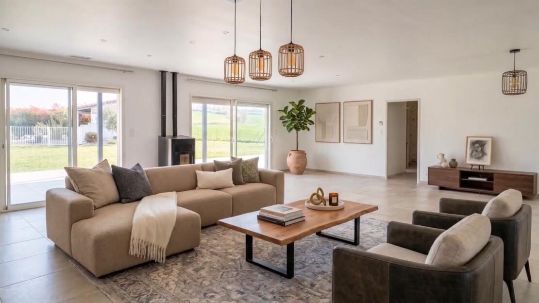 Elegant 6-Bedroom Single-Storey Villa with Pool, Landscaped Garden & Open Views