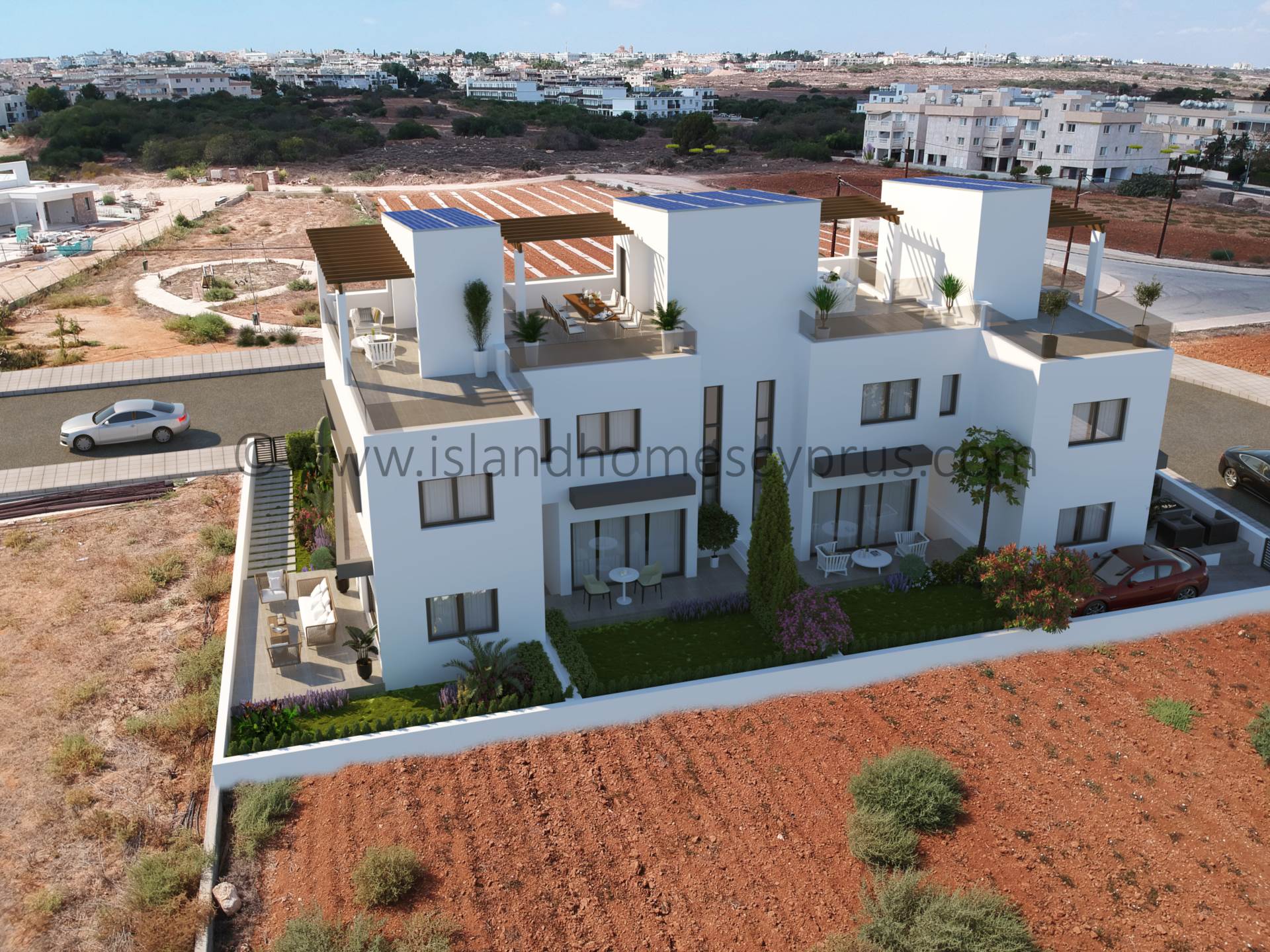 2 bedroom Semi-Detached in Kapparis, Famagusta, Cyprus – IdK102dp