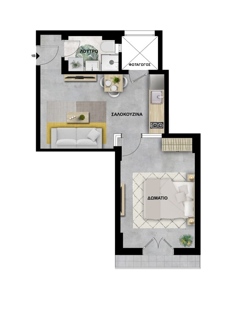 1 bedroom Flat in Center Of Thessaloniki, Thessaloniki – Municipality, Greece – GDOMV3