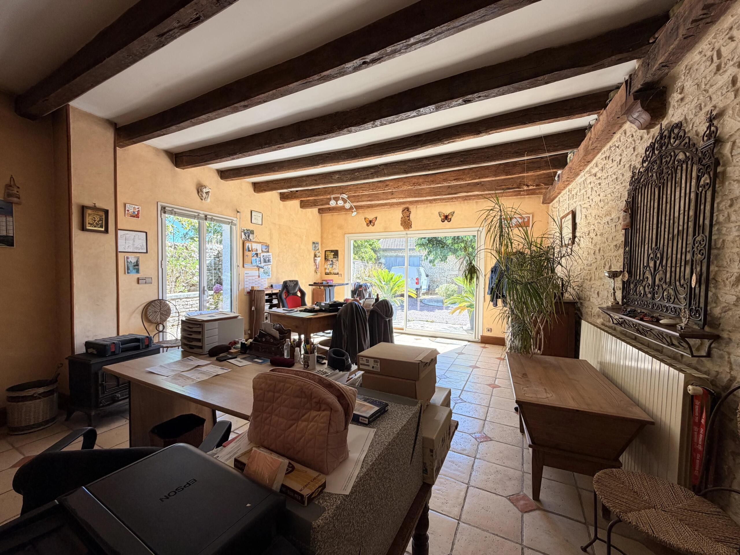 Spacious Character Home with Courtyard Oasis in the Heart of Verteuil-sur-Charente, Poitou-Charentes – France – BVI86414