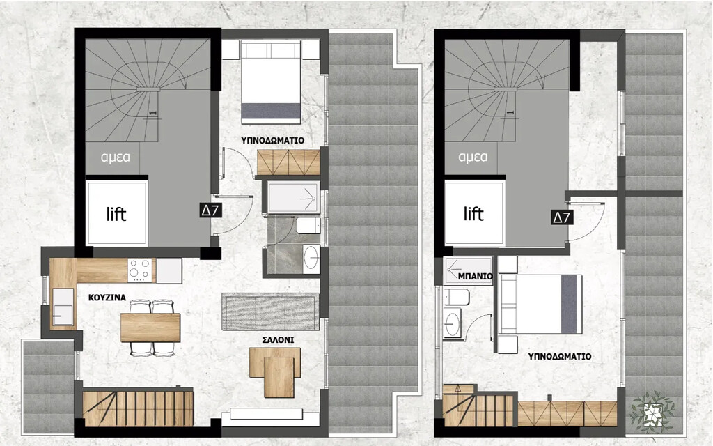 2 bedroom Duplex in Kalamaria, Thessaloniki – Suburbs, Greece – 65387