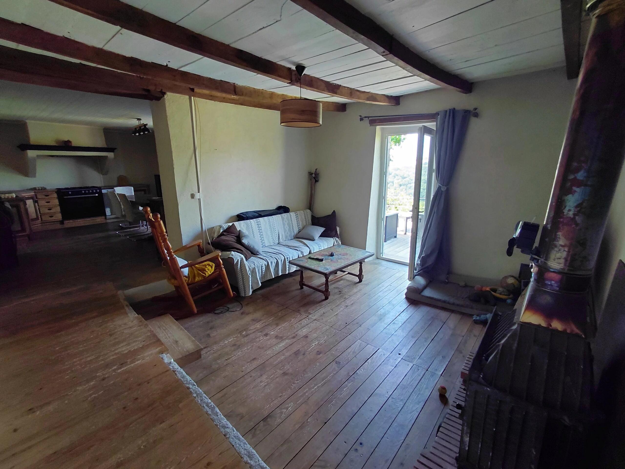 Stone Farmhouse for Sale in Saint-Christophe – No Neighbours, Barn, Outbuildings and Land, Midi-Pyrénées – France – BVI86071